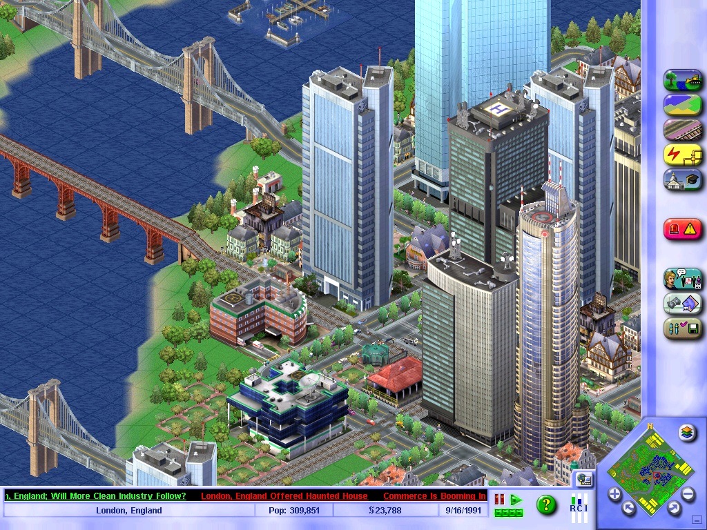 Simcity 3000 free download game